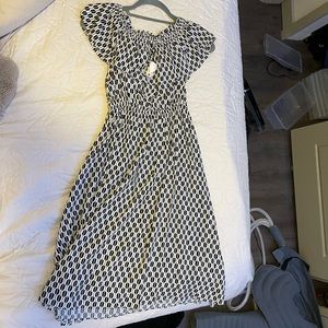 kate spade black and white dress. XXS.